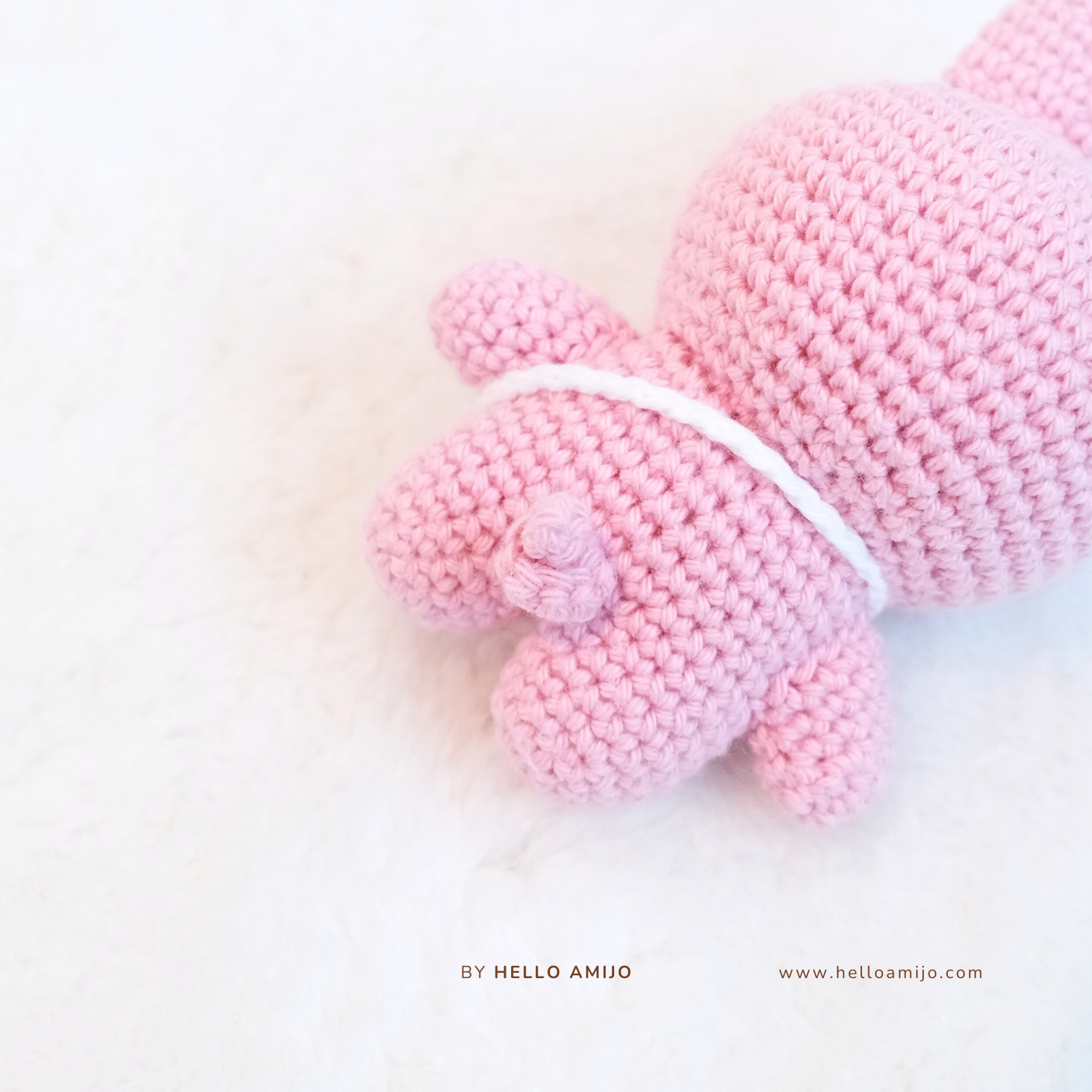 Pinky Piggy Amigurumi Crochet Pattern PDF