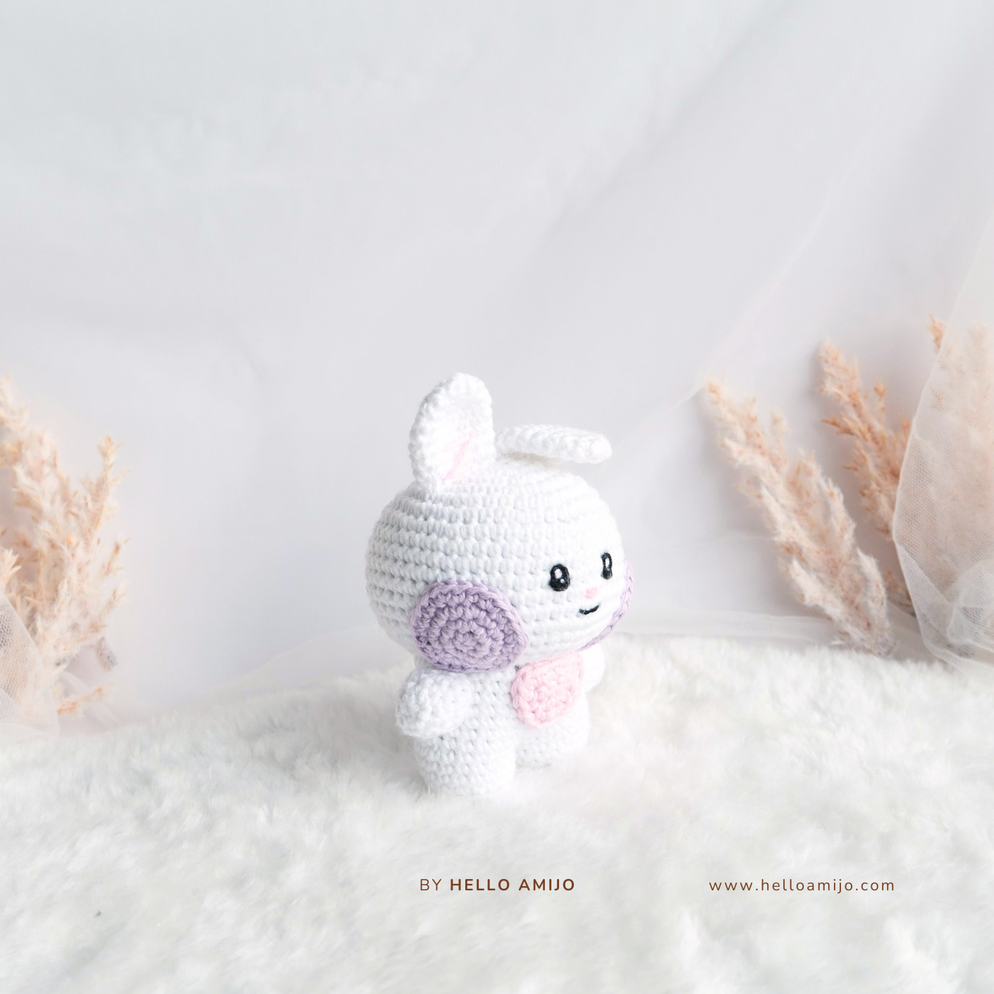 Chubby Bunny Amigurumi Crochet Pattern PDF