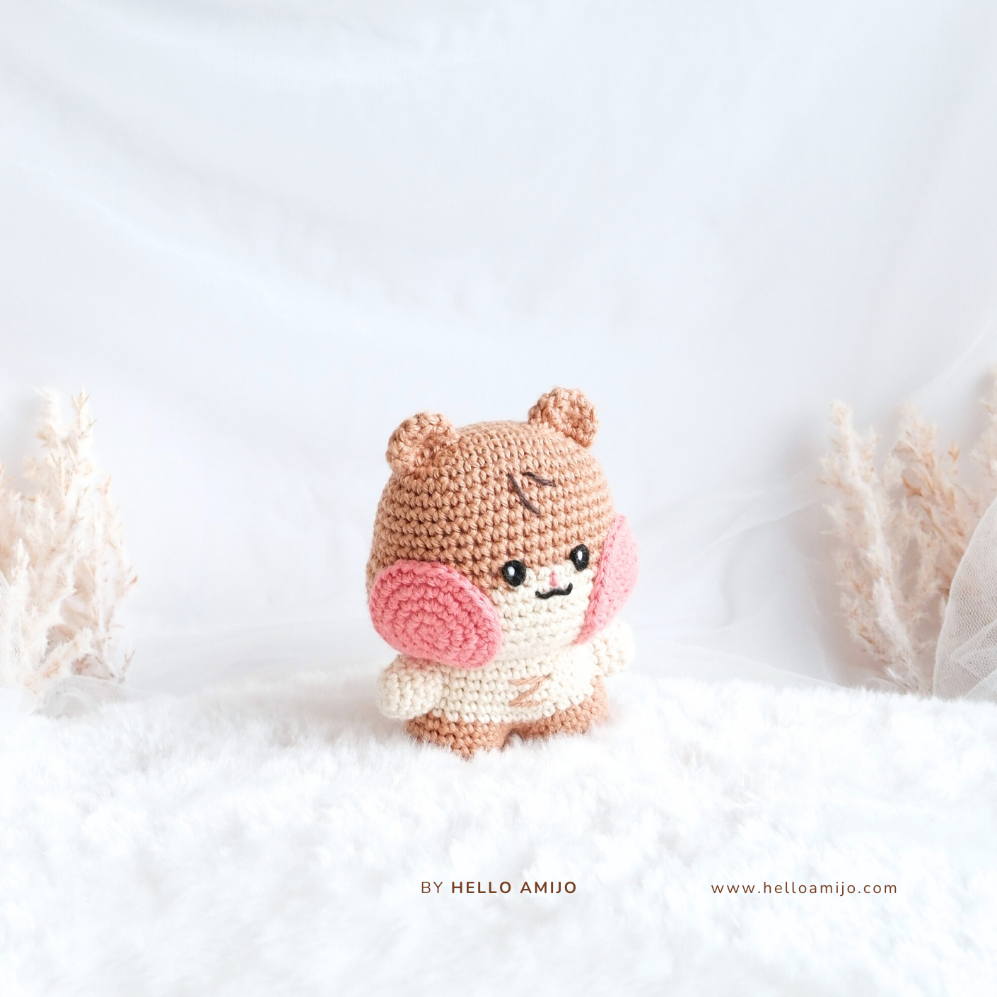 Chubby Squirrel Amigurumi Crochet Pattern PDF