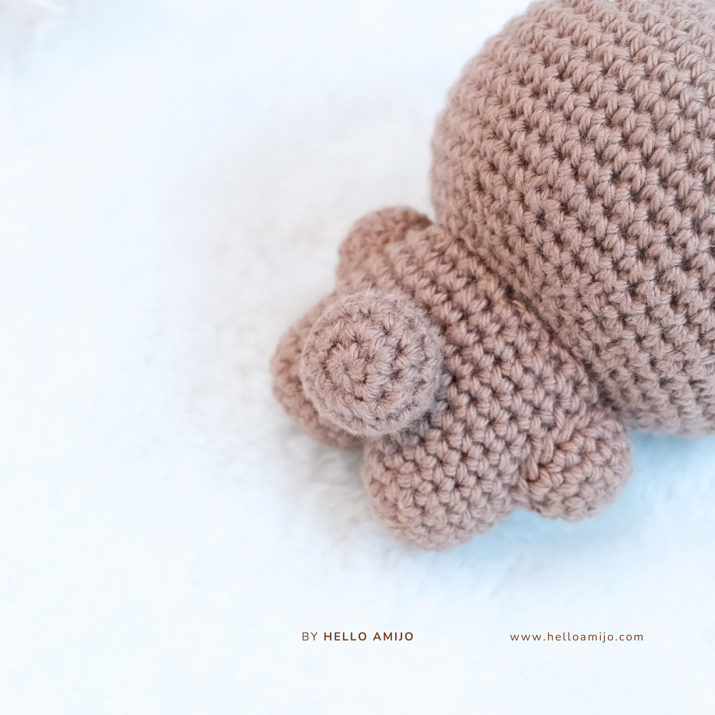 Brownie Bear Amigurumi Crochet Pattern PDF