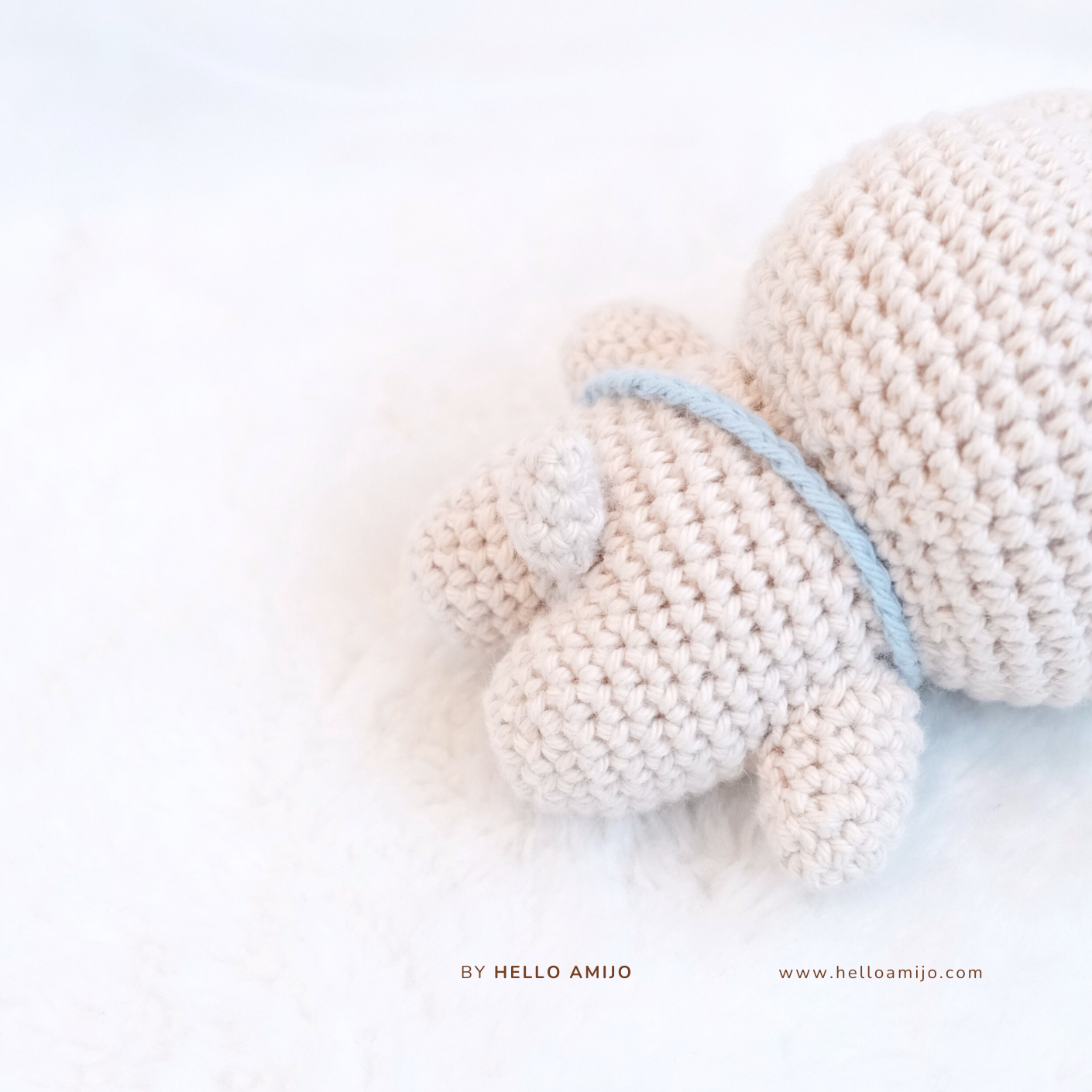 Cream Pooch Amigurumi Crochet Pattern PDF