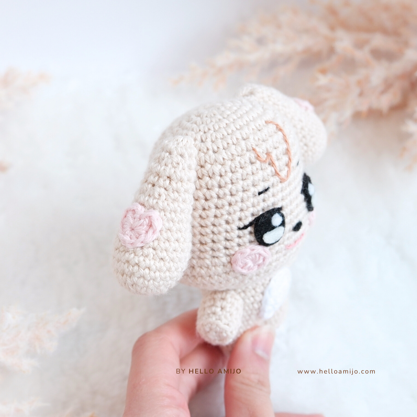 Cream Puppy Amigurumi Crochet Pattern PDF