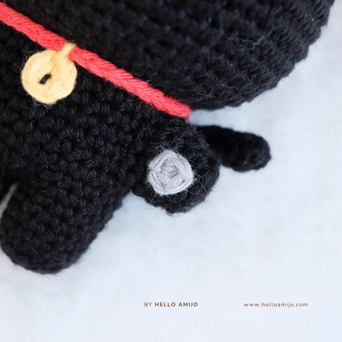 Black Cat Amigurumi Crochet Pattern PDF