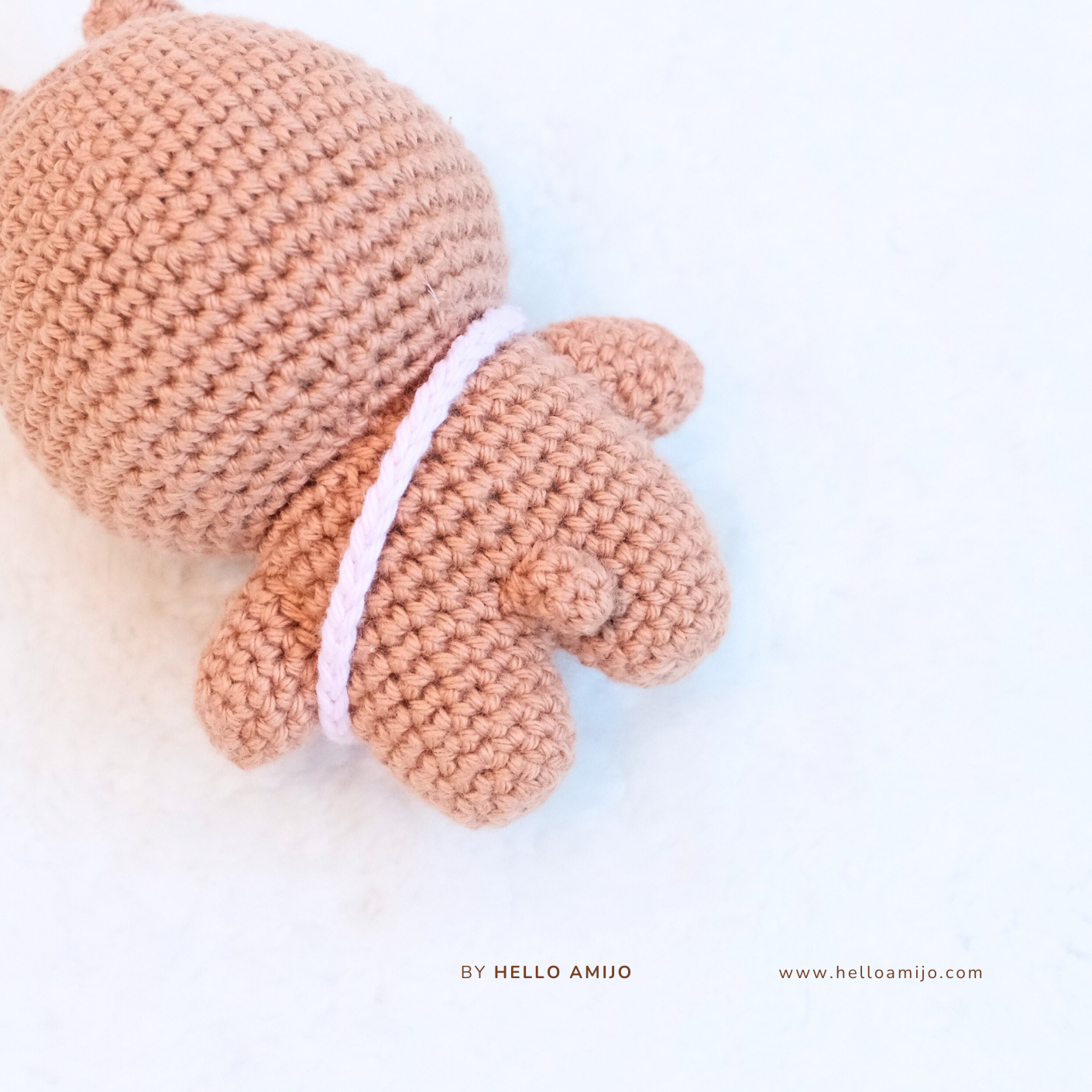 Brown Bungeup Amigurumi Crochet Pattern PDF