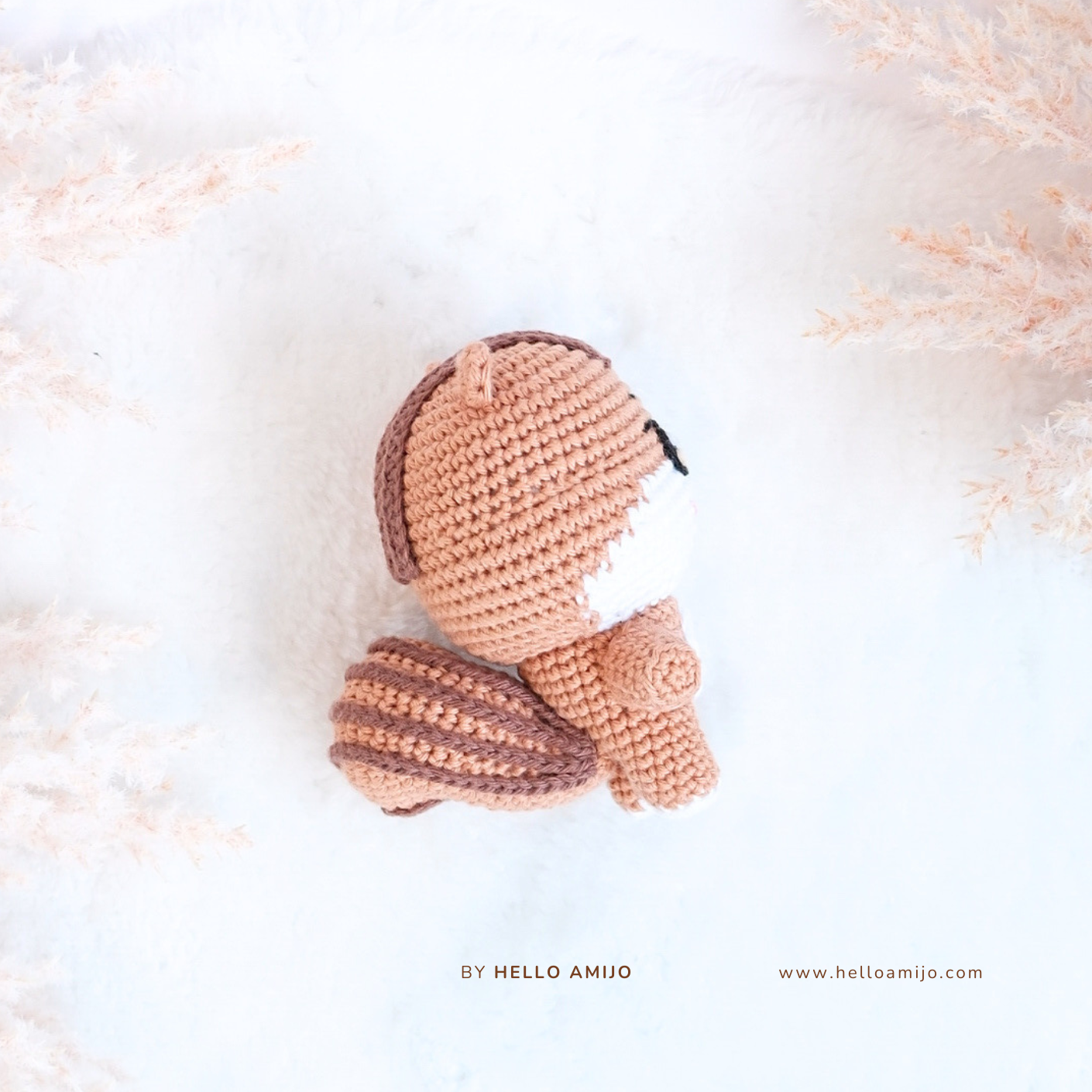 Squirrel Amigurumi Crochet Pattern PDF