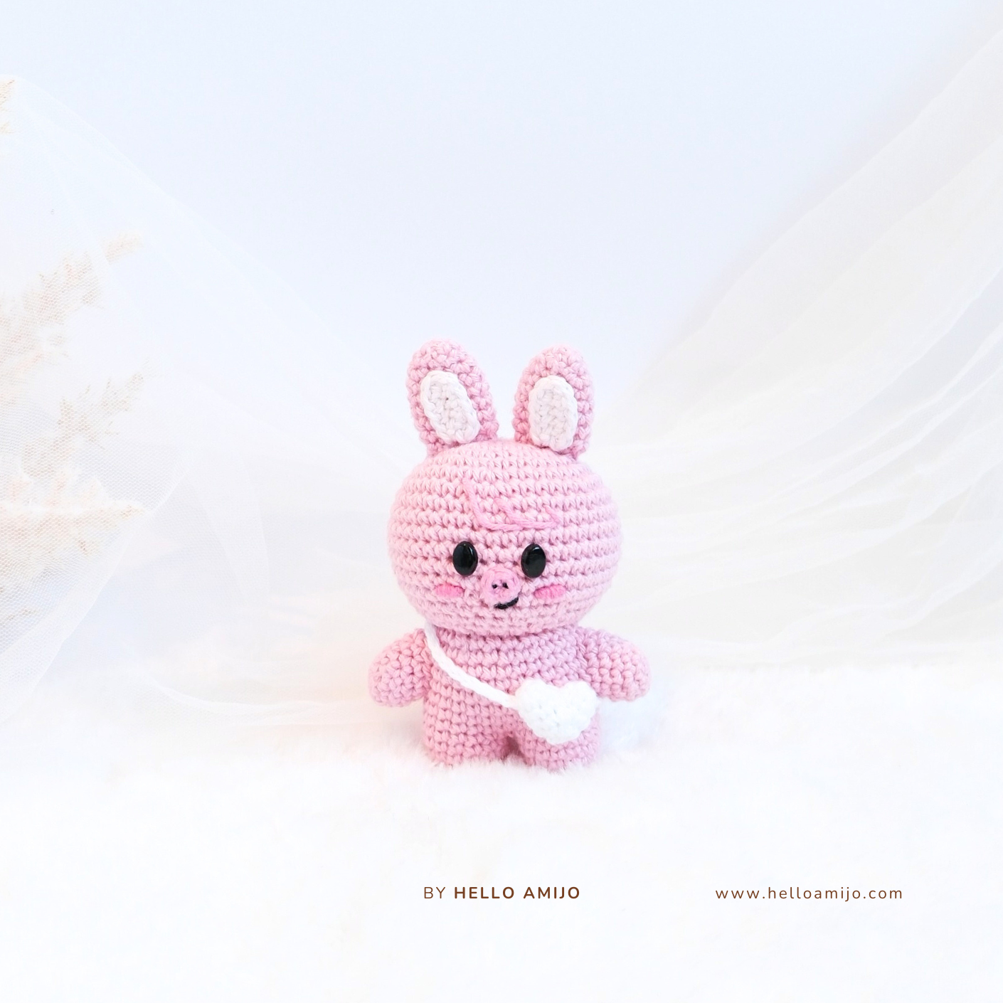 Pinky Piggy Amigurumi Crochet Pattern PDF