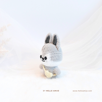 Baby Wolf Chan SKZOO Amigurumi Crochet Pattern PDF