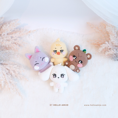 Bundle 8 in 1 Amigurumi Crochet Pattern PDF