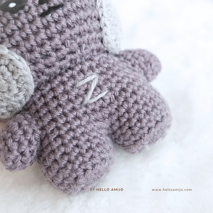 Baby Woongnini Zeroni Amigurumi Crochet Pattern PDF