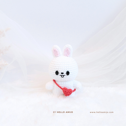 Snowy Bunny Amigurumi Crochet Pattern PDF