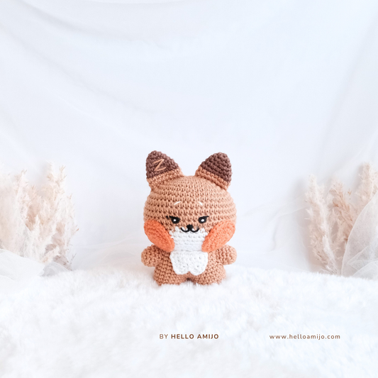 Chubby Fox Amigurumi Crochet Pattern PDF