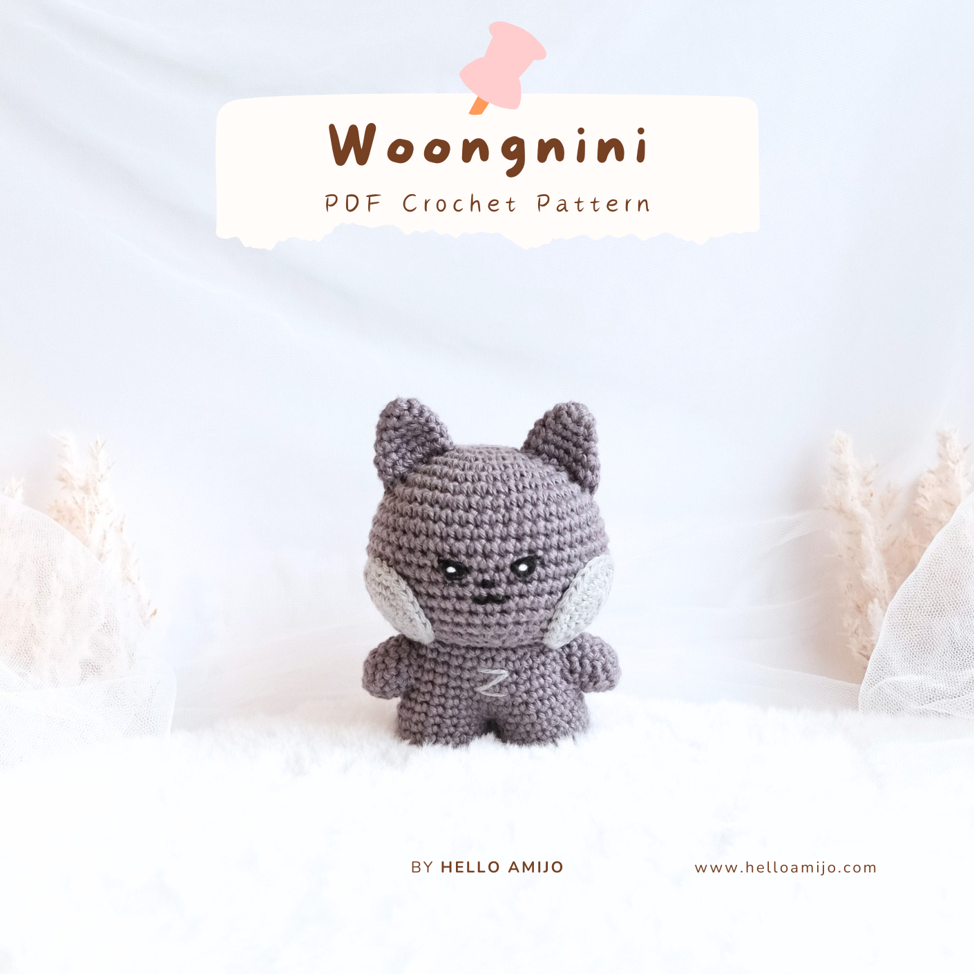 Baby Woongnini Zeroni Amigurumi Crochet Pattern PDF