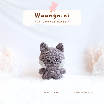 Baby Woongnini Zeroni Amigurumi Crochet Pattern PDF