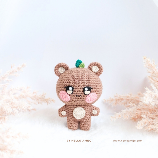 Brown Bear Amigurumi Crochet Pattern PDF