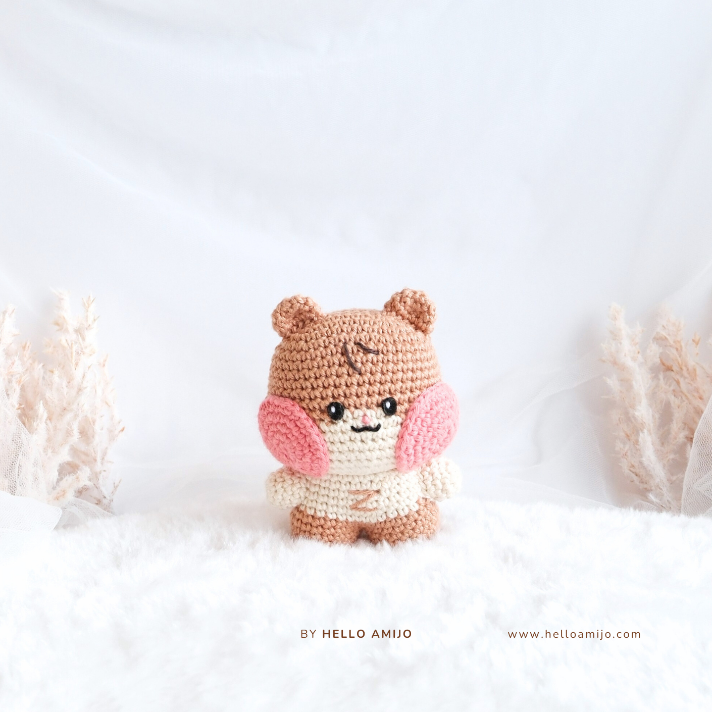 Chubby Squirrel Amigurumi Crochet Pattern PDF