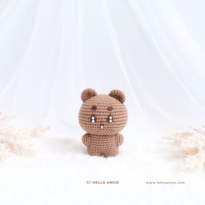 Brownie Bear Amigurumi Crochet Pattern PDF