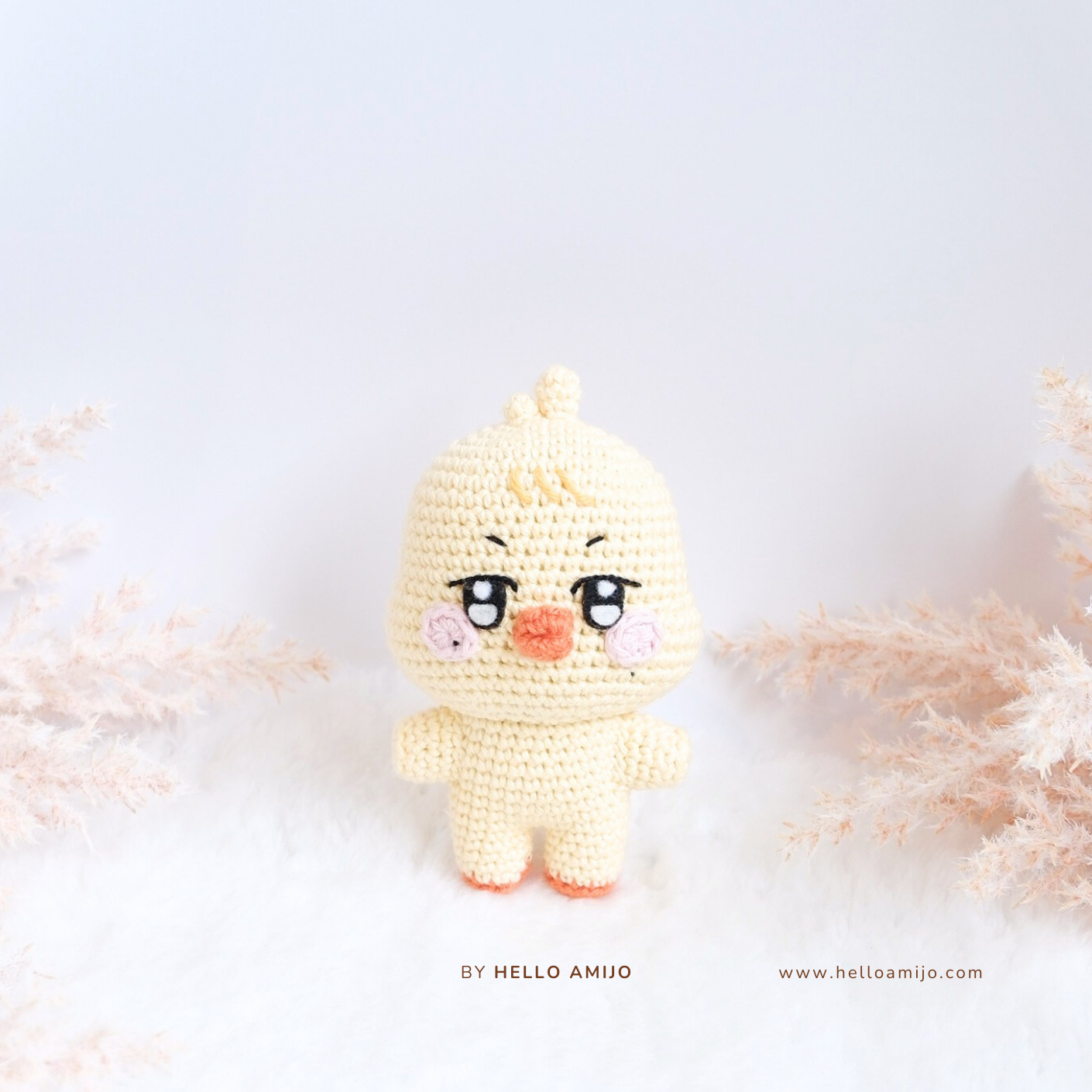 Yellow Chick Amigurumi Crochet Pattern PDF