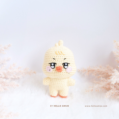 Yellow Chick Amigurumi Crochet Pattern PDF