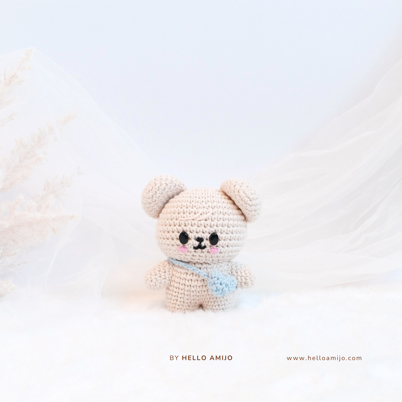Cream Pooch Amigurumi Crochet Pattern PDF
