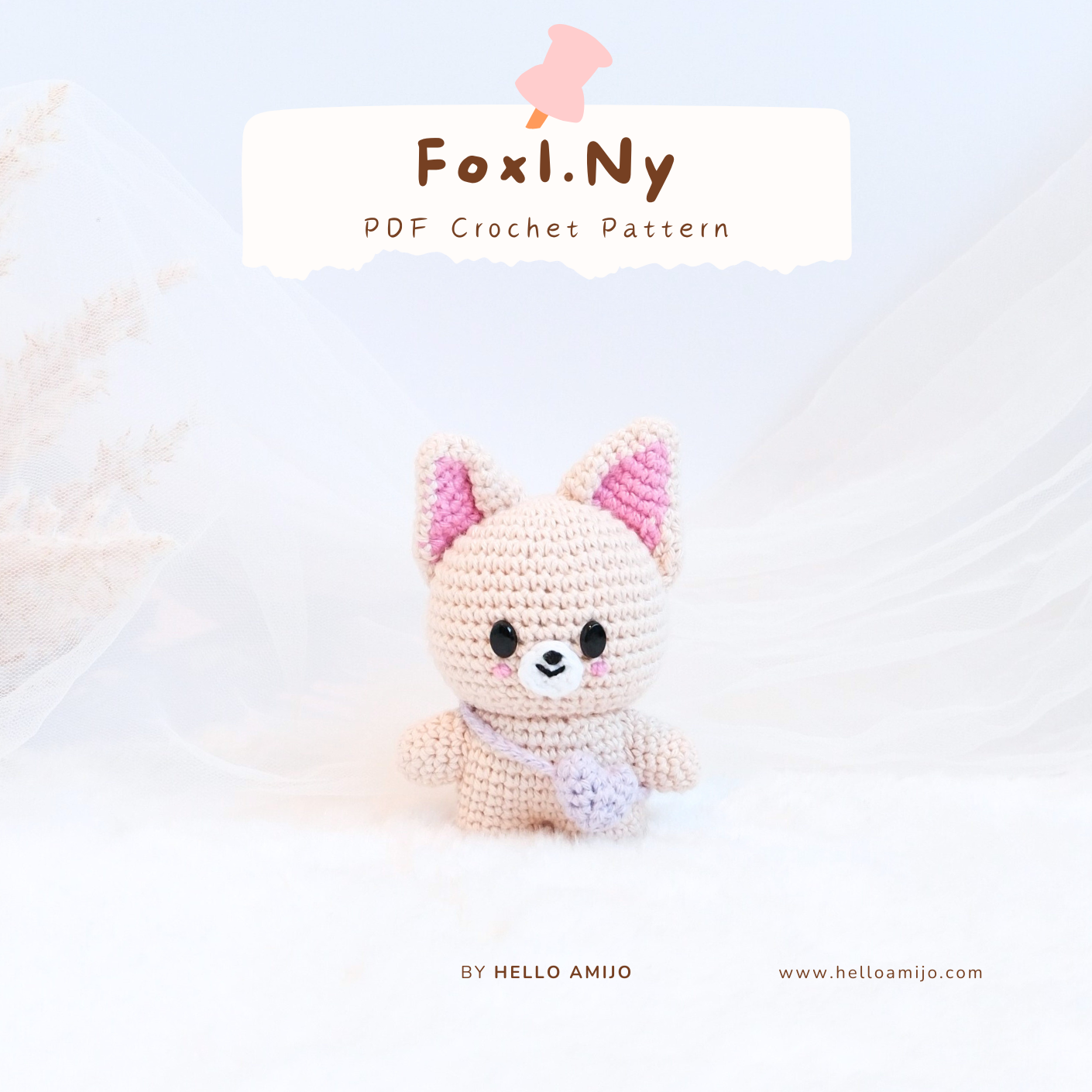 Baby Foxl.Ny SKZOO Amigurumi Crochet Pattern PDF