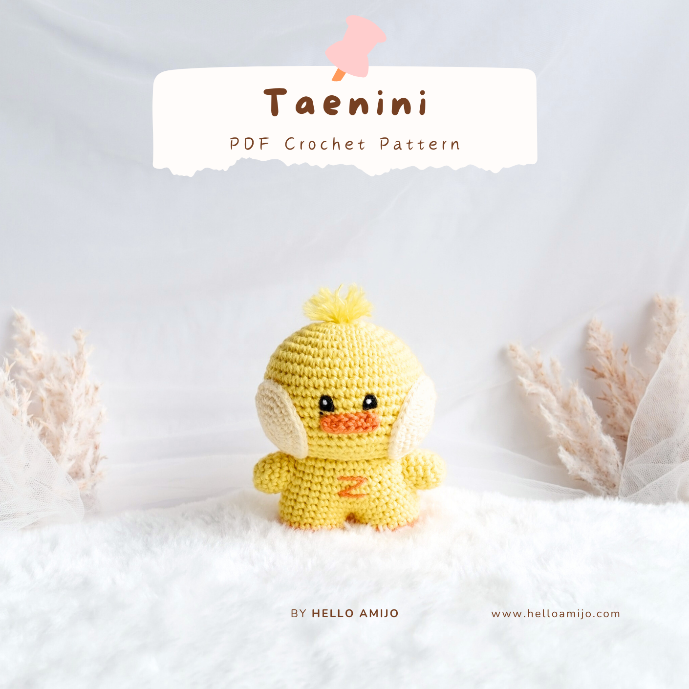 Baby Taenini Zeroni Amigurumi Crochet Pattern PDF