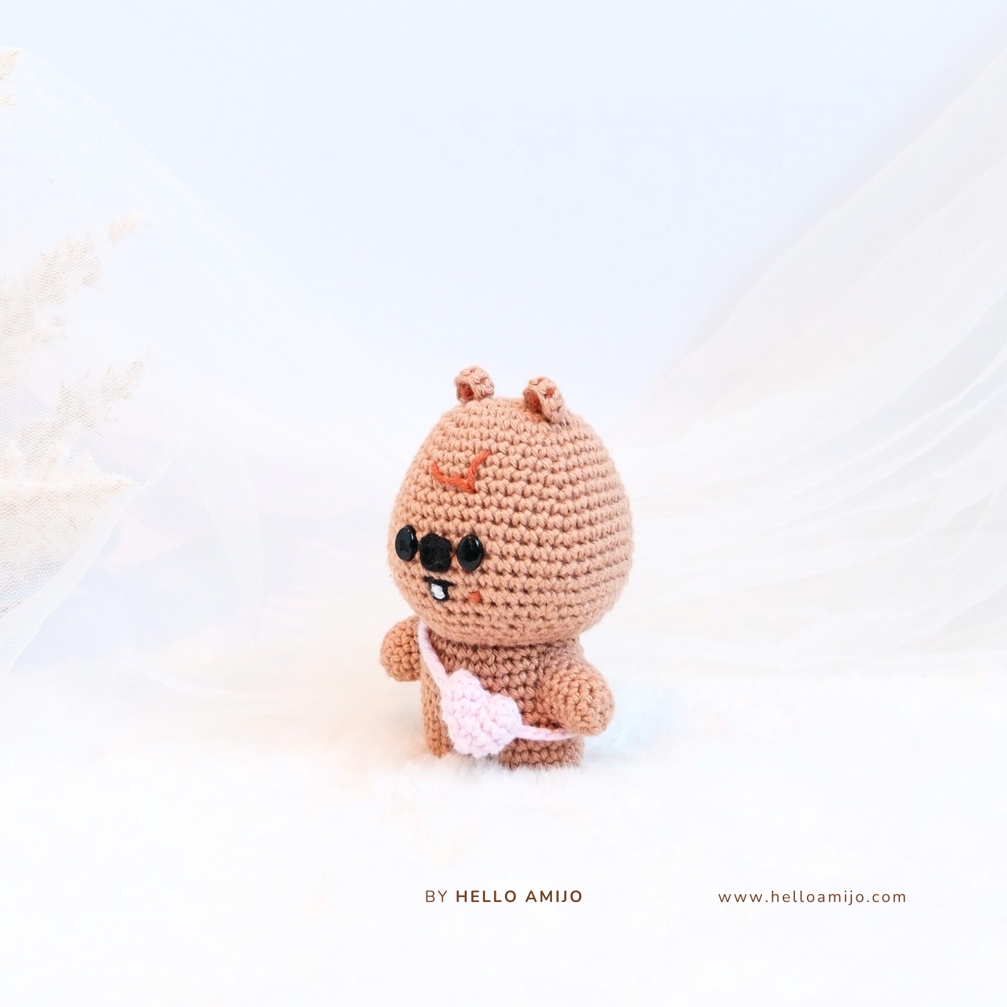 Baby Han Quokka SKZOO Amigurumi Crochet Pattern PDF