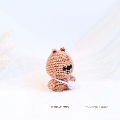 Baby Han Quokka SKZOO Amigurumi Crochet Pattern PDF