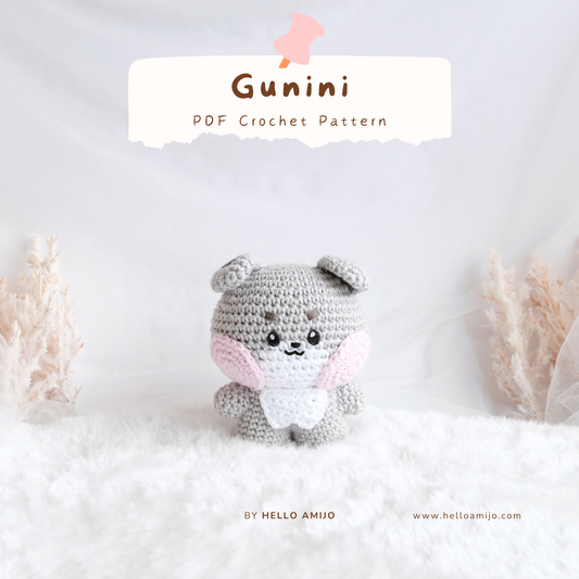 Baby Gunini Zeroni Amigurumi Crochet Pattern PDF