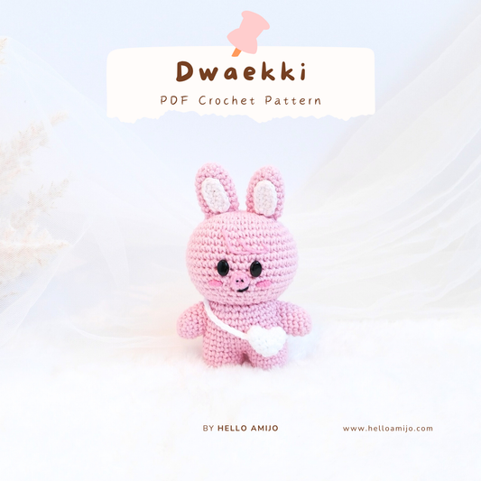 Baby Dwaekki SKZOO Amigurumi Crochet Pattern PDF